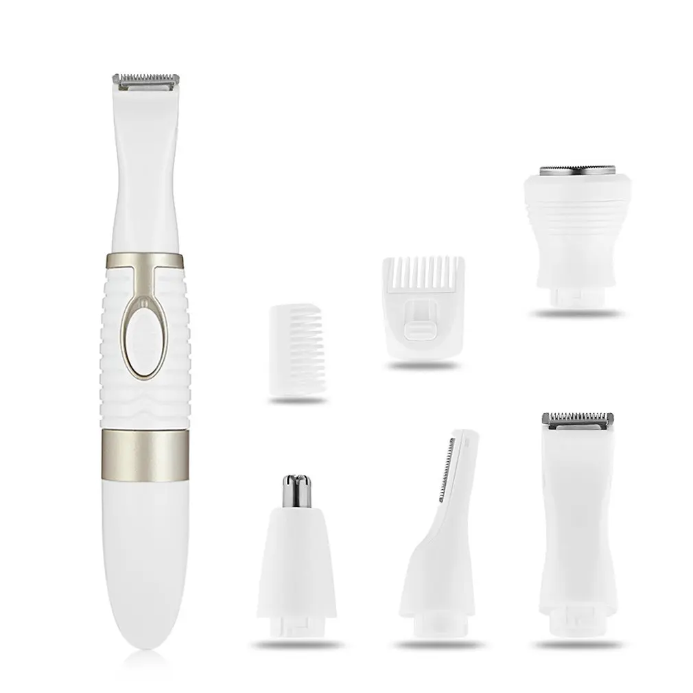

4 In 1 Electric Hair Removal эпилятор для женщин Private Shaving Electric Eyebrow Repairer Face Bikini Trimmer